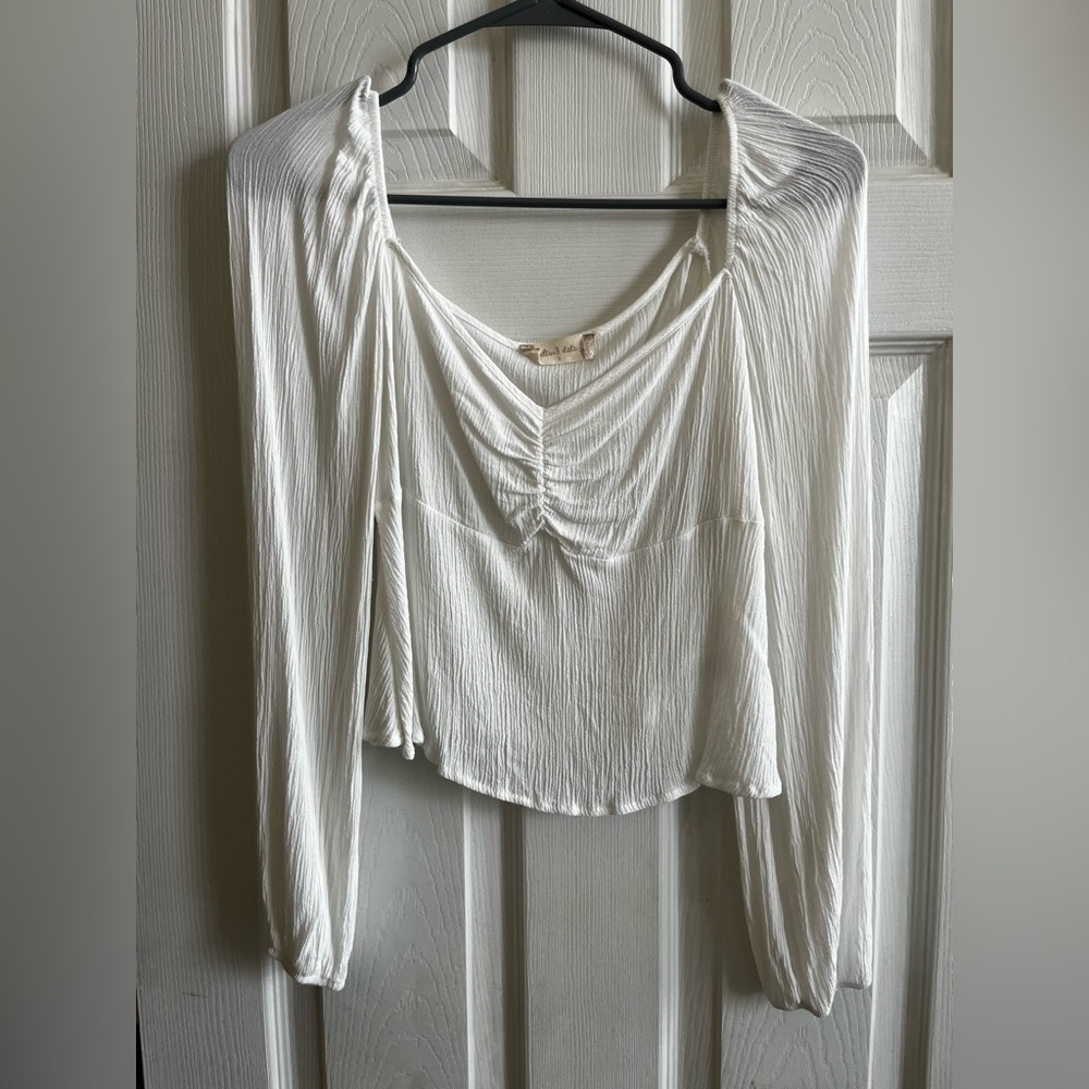 NWOT - crop long sleeve